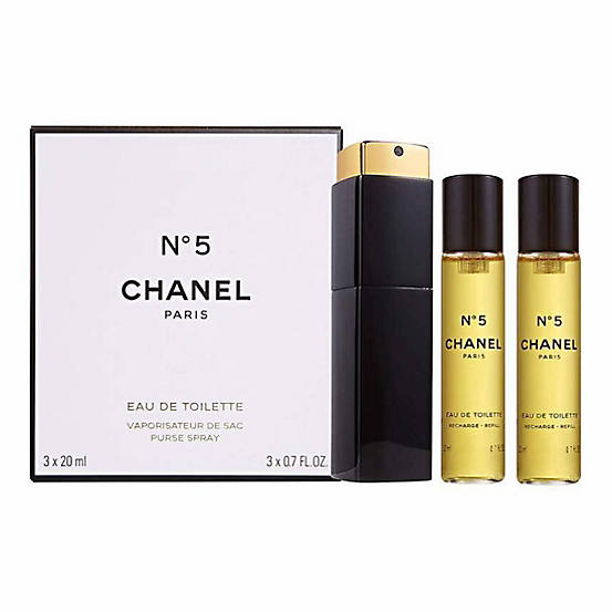 CHANEL N°5 Eau de Toilette Purse Spray, 3 x 20ml at John Lewis